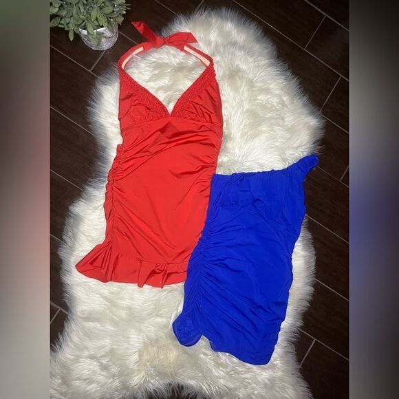 1 pc bathing suit dress bundle (2) sz 6/medium - Picture 1 of 8